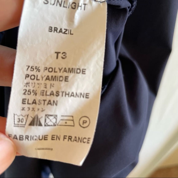 Sun Light Blue Sleeveless Asymmetrical Dress Size 3 - Picture 15 of 15